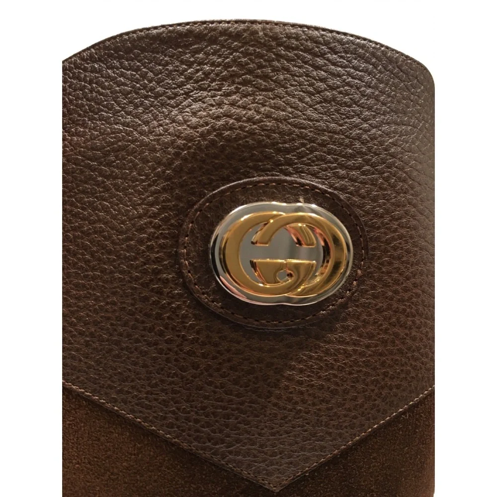 Gucci Brown Heeled Boots - Picture 3 of 10